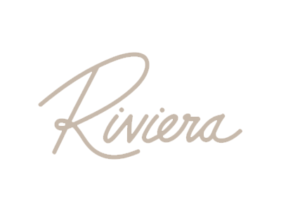 Riviera Logo - Avi Scribbles - Calligraphy - Wedding Signage - Storefront artist - Wedding invitations Canada - Ottawa Ontario